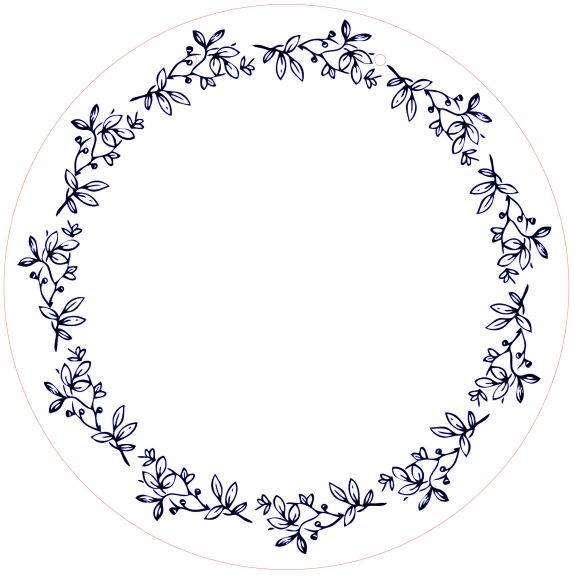 türschild holzschild rund – individuell gelasert