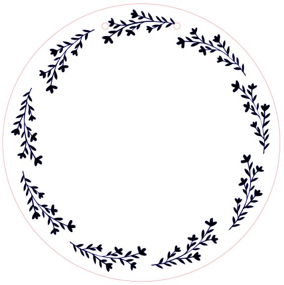 türschild holzschild rund – individuell gelasert