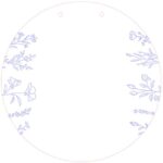 türschild holzschild rund – individuell gelasert