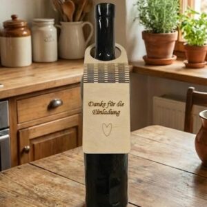 flaschenanhänger aus holz